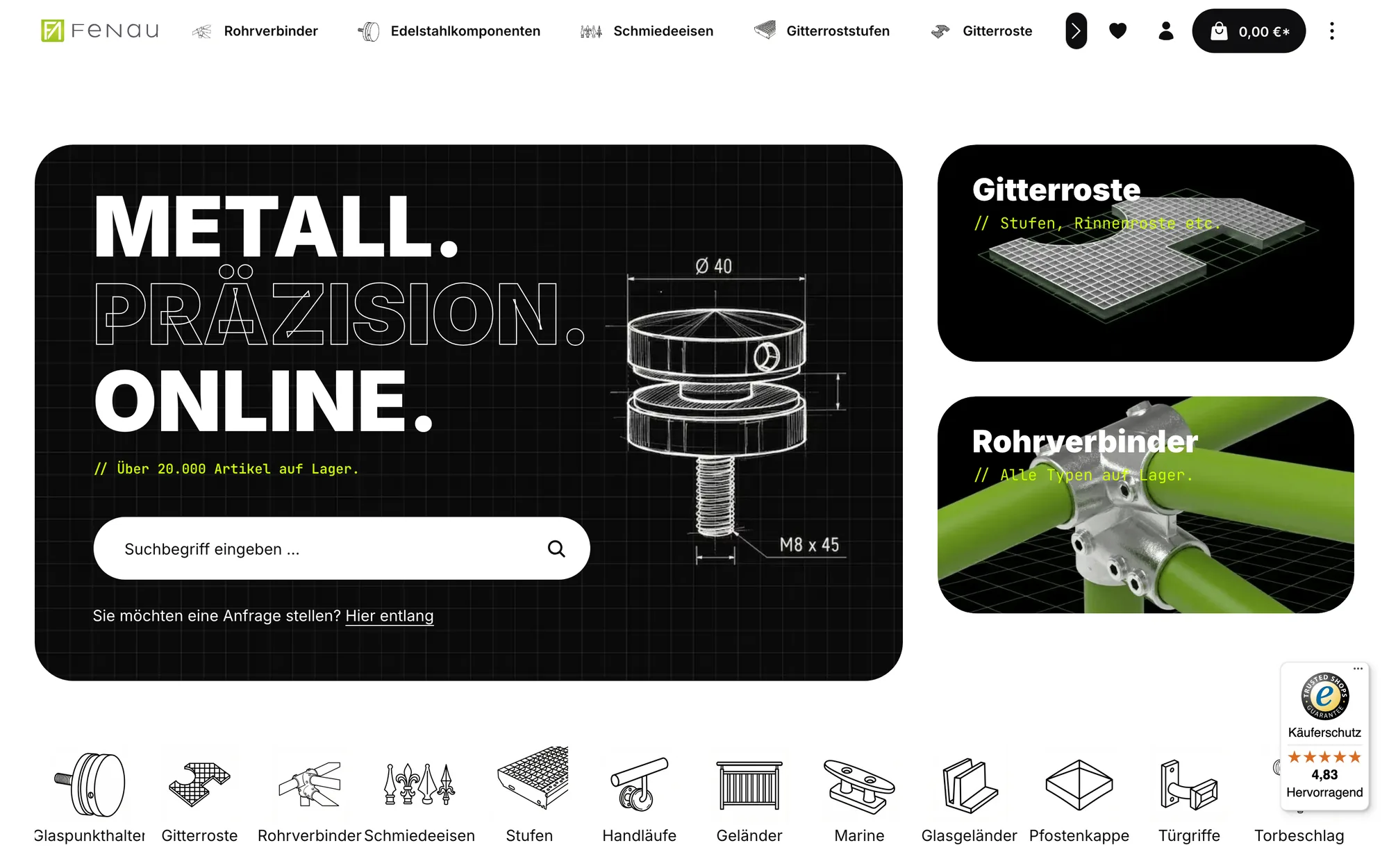FeNau — Shopware-6-Shop — Referenz